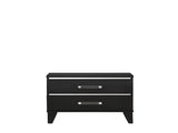 Chelsie Black Finish Nightstand B2726P261873