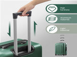 Curved Vertical Stripe 4-in-1 Trolley Case - Retro Green 12522872