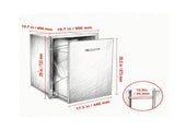 Stainless Steel Pull Out Trash Drawer 19.7W x 26.5H Inch, Outdoor Kitchen Drawer with Trash Bag 68984828