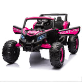 ZNTS 12V Ride On Car with Remote Control,UTV ride on for kid,3-Point Safety Harness, Music Player W1396P146845