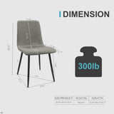Dining Chairs Set of 4,Modern Kitchen Dining Room Chairs,Upholstered Dining Accent Chairs in linen 78423096