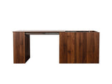 Computer with Drawers, Modern Corner Home Office storage with extendable table, Study Writing W331P297437