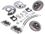 Power Complete Front Disc Brake Conversion Kit V-8 4 Piston Replacement for 1964 1965 1966 1967 Ford 34090938