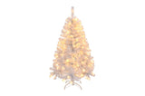 ZNTS 4 FT Pre-lit Artificial Christmas Tree, Hinged Xmas Pine Tree with 346 Branch Tips, 140 Lights and 59426040