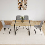 Dining Chairs Set of 4,Modern Kitchen Dining Room Chairs,Upholstered Dining Accent Chairs in linen 78423096