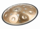 10 Notes Mandala Pattern Gold Handpan Drum Decorative Steel Percussion Instrument 49410007
