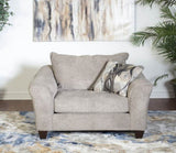 Camero Fabric Pillowback Arm Chair, Gray T2574P195452