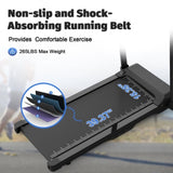 Foldable Treadmill 2.5HP Electric Folding Treadmill Running Walking Machine for Home Gym, Max 265 W215P296976