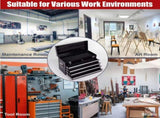 21" Metal Tool Box with 4 Drawers,Small Tool Chest with EVA Liners,Multi-Function Tool 11635683