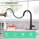 Pull Out Kitchen Faucet Black Kitchen Faucet Single Handle Kitchen faucet W1932P154737