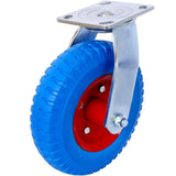 4PCS 8IN CASTER FLAT FREE, Caster Wheel, Swivel Plate, Steel Hub with Ball W465130444