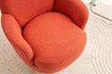 Teddy Swivel Barrel Chair, Swivel Accent Chairs Armchair for Living Room, Reading Chairs for Bedroom W1361P172477