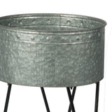 Set of 3 Huxley Metal Decorative Pots W2078P323442