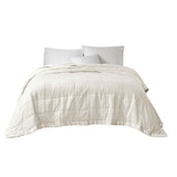 Oversized Down Alternative Blanket with Satin Trim B03598475