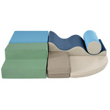 Soft Climb and Crawl Foam Playset 6 in 1, Soft Play Equipment Climb and Crawl Playground for N710P223031D
