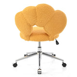360&degSwivel Height Adjustable,Swivel Chair,Teddy fabric,home office chair W680P143491