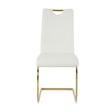 Modern dining table with PU cushion seat dining chair Living Room Chair Upholstered chair with W210P143670