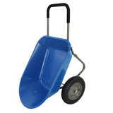 wheel barrow Two wheeled trolley for blue garden 15 inch pneumatic wheel WB189BL W227P331542