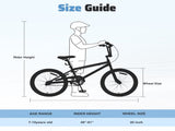Freestyle Kids Bike 20 Inch Single Speed Children's Bicycle for Boys Girls Age 7 Years W1019P289650