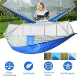 ZNTS Camping Hammock, Portable Double Hammock with Net,600lbs Load 2 Persons Hammock w/Mosquito Net 83835081