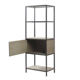 3-Shelf Bookcase with Storage Cabinet B035118581