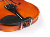 GV100 1/8 Acoustic Solid Wood Violin Case Bow Rosin Strings Shoulder Rest Natural 27113115