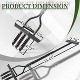 43in Lawn Aerator Garden Tool with Soil Core Tray, Manual Grass Plug Aerators & A Cleaning Tool, 55740935