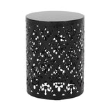 Outdoor Metal end Table -Large 73605.00BLK