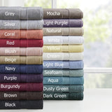 100% Cotton 8 Piece Antimicrobial Towel Set B03599333