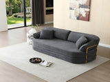 78.3" Queen Sleeper Sofa Bed, No Assembly Convertible Pull Out Futon Couch with Removable Backrest W1117P567381