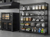 6 Tiers Storage Shelves Load 2100LBS, Metal Shelving Wire Metal Shelving Unit Shelves for Storage W5386P445553
