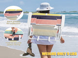 56*60*63cm 100kg Oxford Cloth White Iron Frame Beach Chair Color small size 60478162