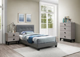 Modern Design Bedroom Furniture 1pc Cream 4 Drawers Beautiful Chest with Faux Marble Top B011P262327