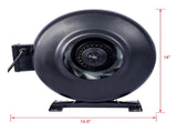 6-Inch 412 CFM Inline Duct Fan Air Circulation Vent Blower for Hydroponics, Basements, and Kitchens W46577503