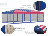 Pop Up Canopy Party Tent with Netting 10' x 20' -AS 71104978