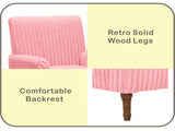 Modern Accent Chair with 3.5cmW Wide Wale Corduroy, 9" Solid Wood Legs, Comfortable Upholstered 69518030