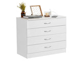 4-Drawer Storage Cabinet Drawer Dresser with Power 56991793