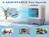 3 in 1 Portable Evaporative Cooler,Indoor,Outdoor,2647CFM Personal Air Cooler with remote control 15062358