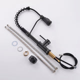 Kitchen Faucet with Pull Out Sprayer Black Stainless Steel Single Handle Kitchen Sink Faucets W1932130232