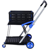 Collapsible Utility Multi Use Functional Collapsible Shoppings 2-Tier Collapsible Shopping W465P145345