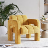 31.10" Wide Boucle Upholstered Accent Chair W579121277