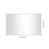 60 x 36Inch LED Mirror Bathroom Vanity Mirror with Back Light, Wall Mount Anti-Fog Memory Large W928P178209