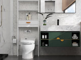 Over-the-Toilet Storage Cabinet White with one Drawer and 2 Shelves Space Saver Bathroom Rack W28227728