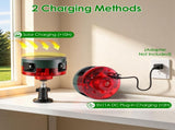 Solar Powered Motion Activated Alarm, PIR Motion Sensor Unit with 129dB Alert, Custom Voice 80229028