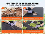 Weed Barrier 15x20FT Non-Woven Geotextile 4OZ Ground Cover Weed Control Landscape 16358921