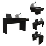 Acre Writing Computer Desk, One Drawer -Black B20091886