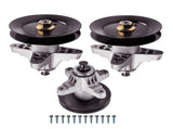 3 Pack Spindles Assembly for Cub Cadet 50" Deck 918-04125 918-04125B 918-04125C 35123143
