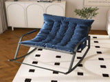 Rocking Chair with Storage, Cushions & Armrests, All-Season Comfort Lounge Recliner, Breathable 53395253