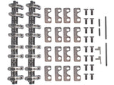 Shaft Mount 1.7 Ratio Stainless Steel Rocker Arm Fit for Chevy GM LS1 LS2 LS6 Gen III Full 67379452