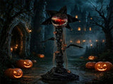 6.2ft Animated Halloween Man-Eater Plant, Sound Activated Monster Plant Prop with LED Color Changing 08263715